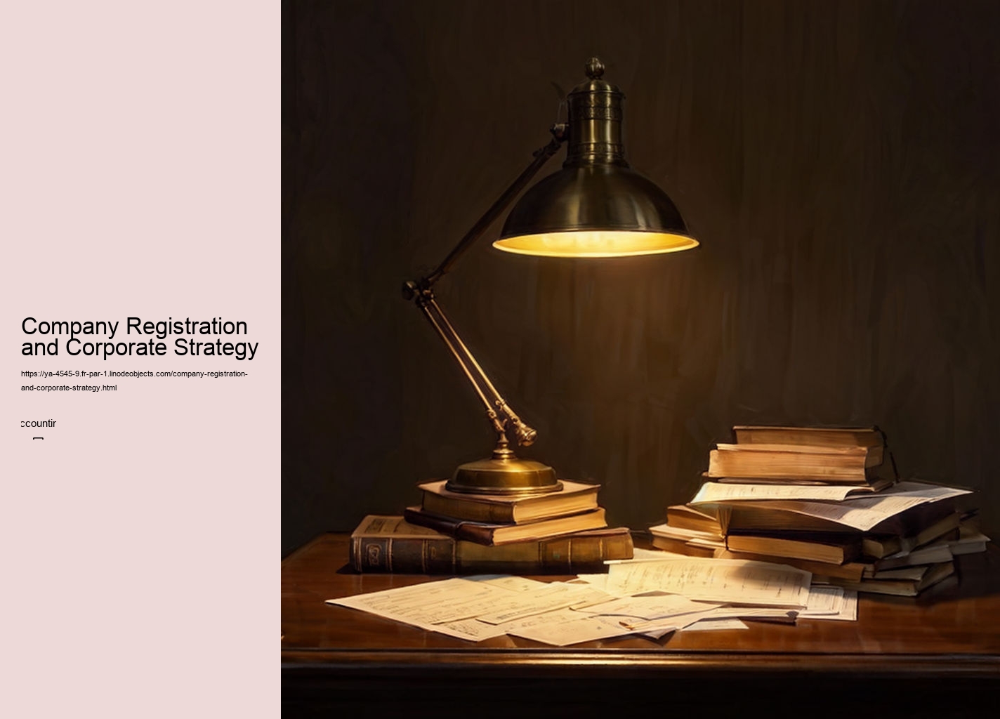 Company Registration and Corporate Strategy